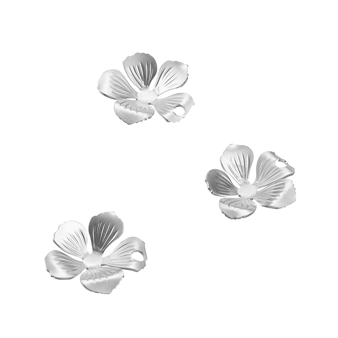 11mm concave flower charms 1 hole (20pcs)