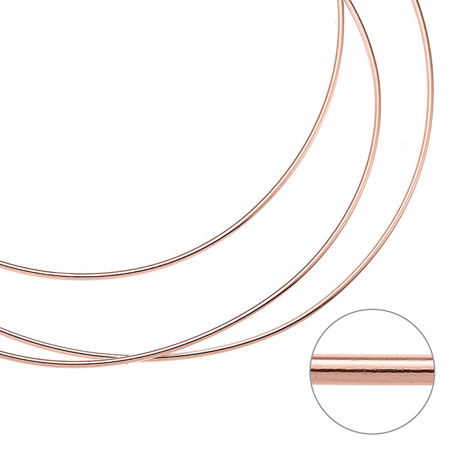 Sterling Silver Pink Gold 1 MICRON