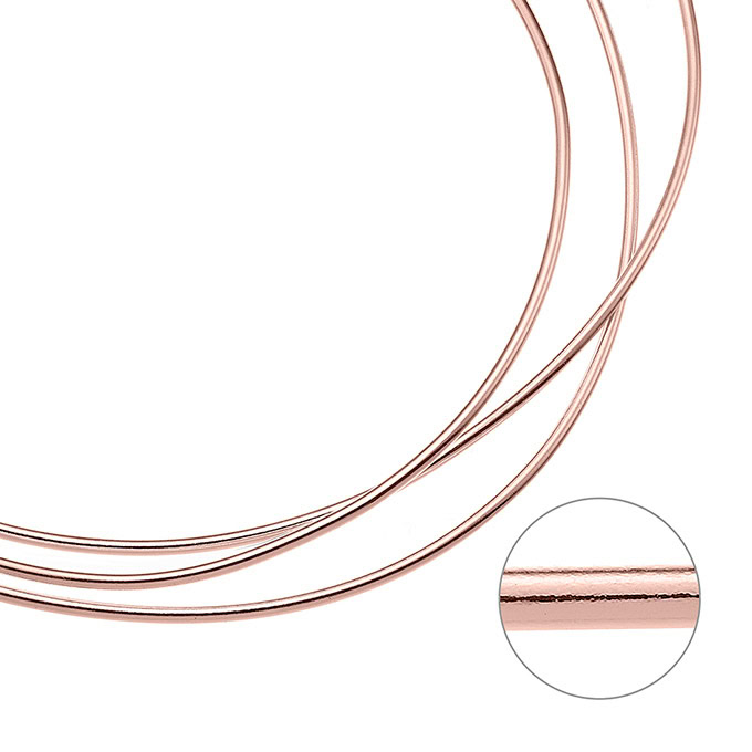 Sterling Silver Pink Gold 1 MICRON