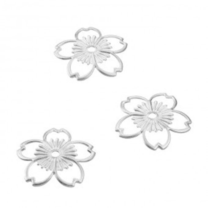 20mm concave mandala flower charms (10pcs)