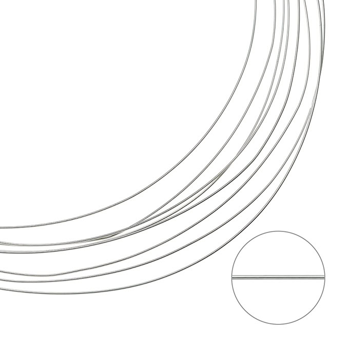 Round wire diameter 0,6mm pliable (5m)