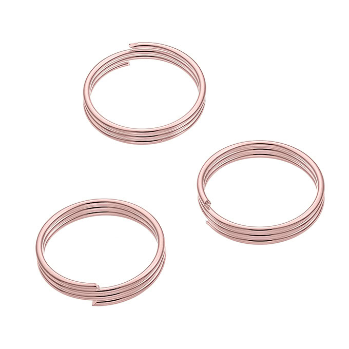 Sterling Silver Pink Gold 1 MICRON