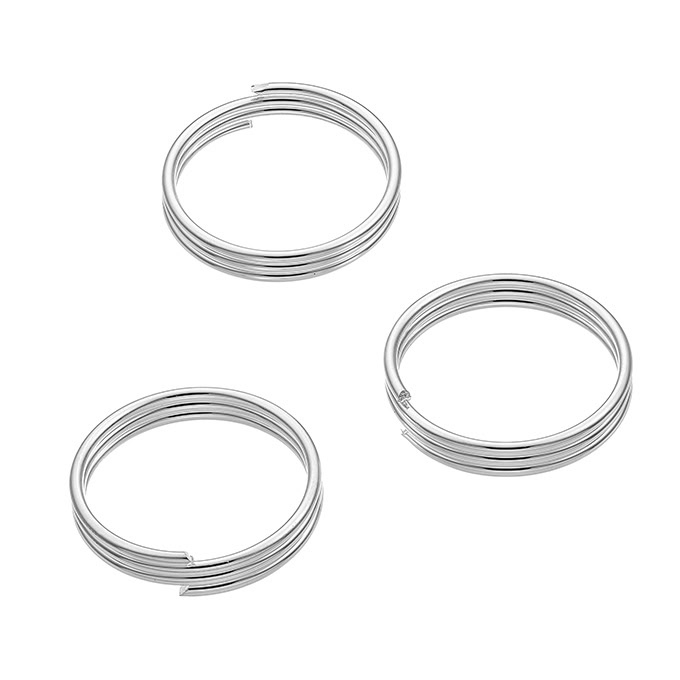 Fil spirale lisse 0,9mm diam. int. 16mm pour bague (1pc=3 tours)