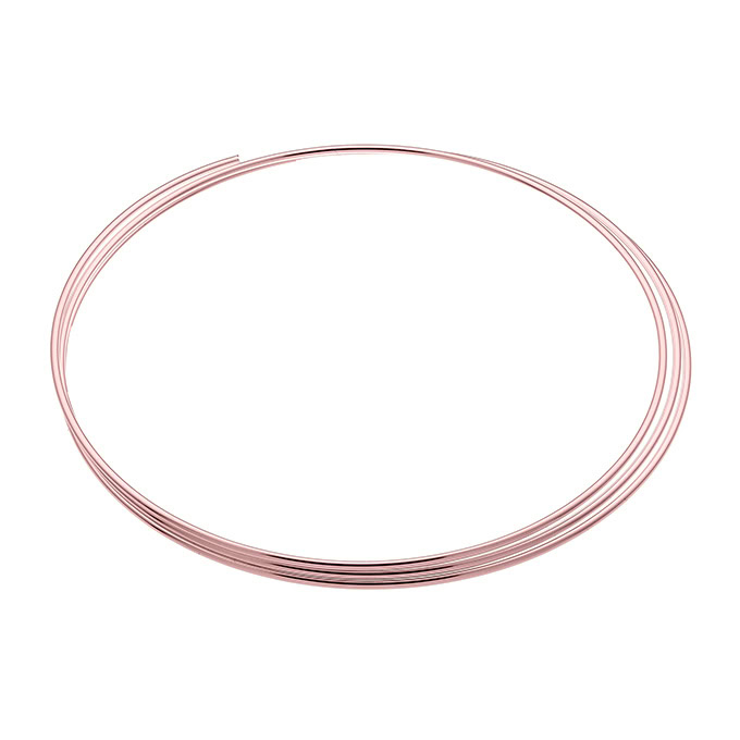 Sterling Silver Pink Gold 1 MICRON