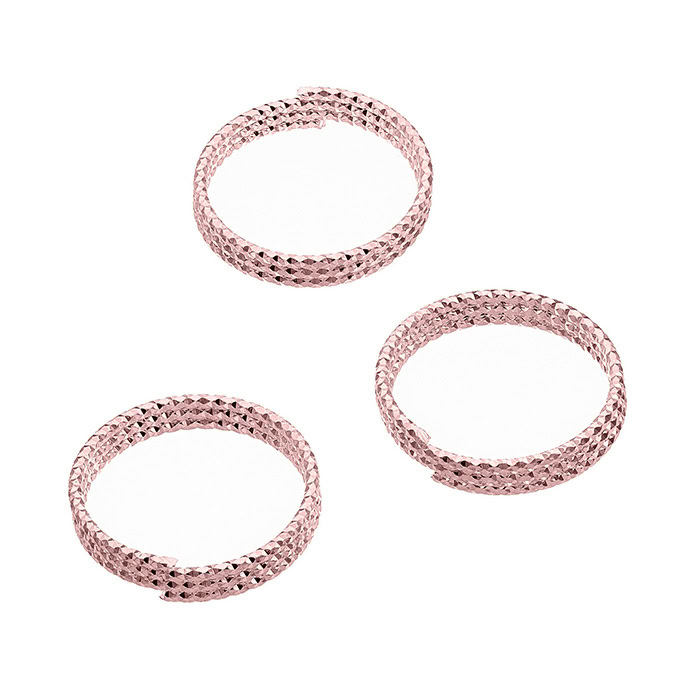 Sterling Silver Pink Gold 1 MICRON