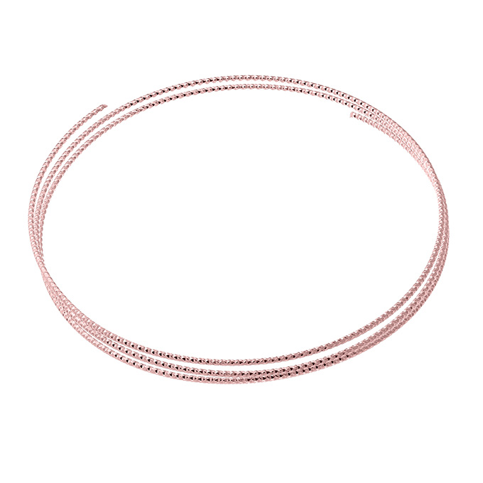 Sterling Silver Pink Gold 1 MICRON