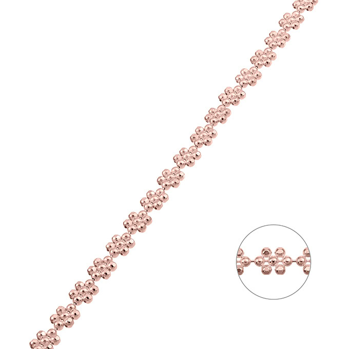 Sterling Silver Pink Gold 1 MICRON