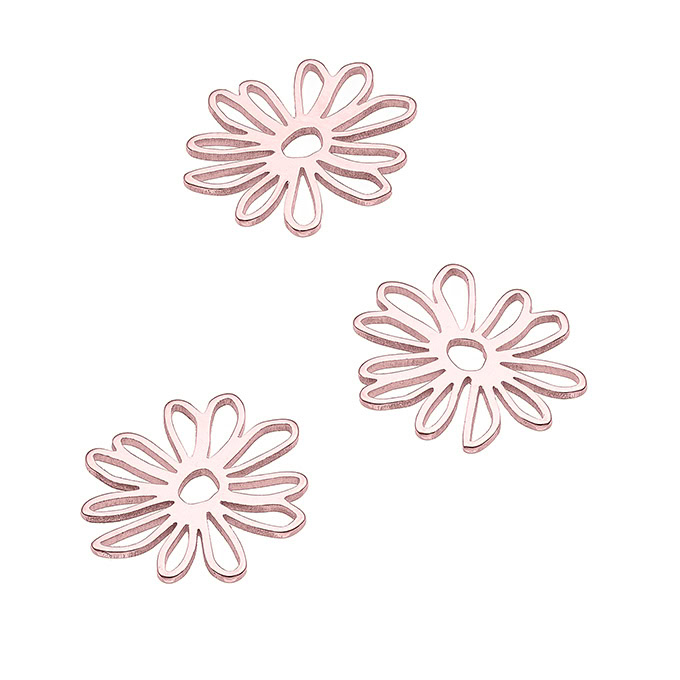 Sterling Silver Pink Gold 1 MICRON