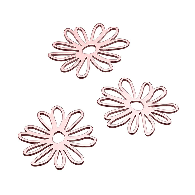 Sterling Silver Pink Gold 1 MICRON