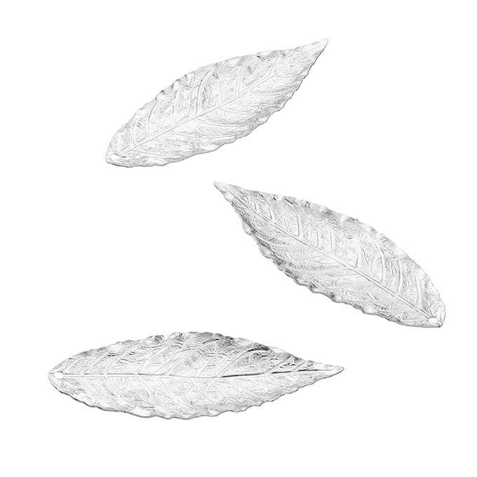 36x14mm turned leaf charms 1 hole (10pcs)