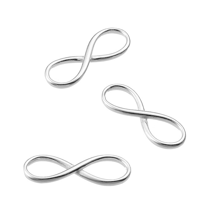 Ciondoli simbolo Infinito 2,2cm (10pz)