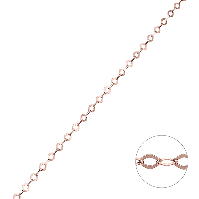 Sterling Silver Pink Gold 1 MICRON