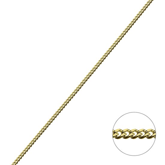 Yellow Gold 3µ – Curb chain 1,55mm (1m)