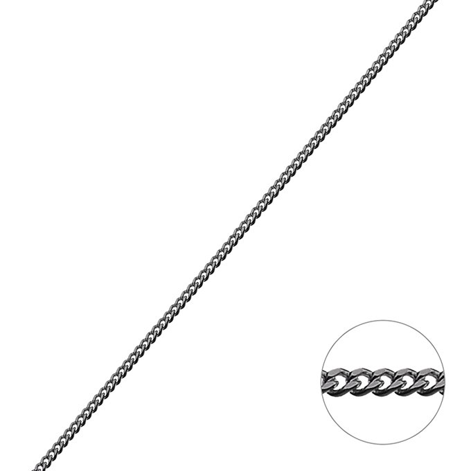 Rodiato Nero – Catena gourmetta 1,55mm (1m)
