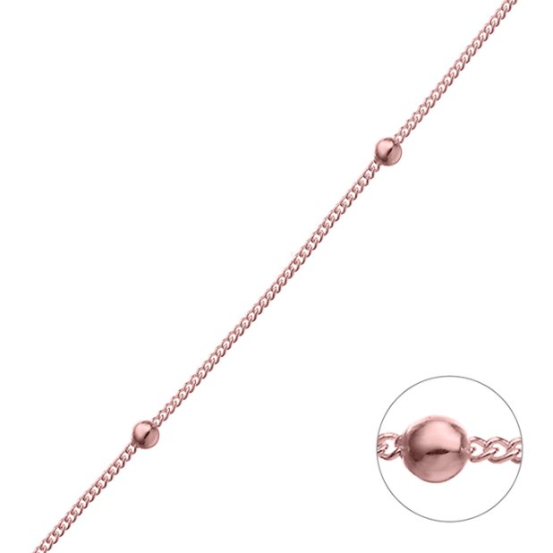 Sterling Silver Pink Gold 1 MICRON