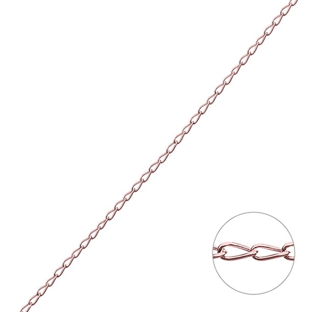 Sterling Silver Pink Gold 1 MICRON