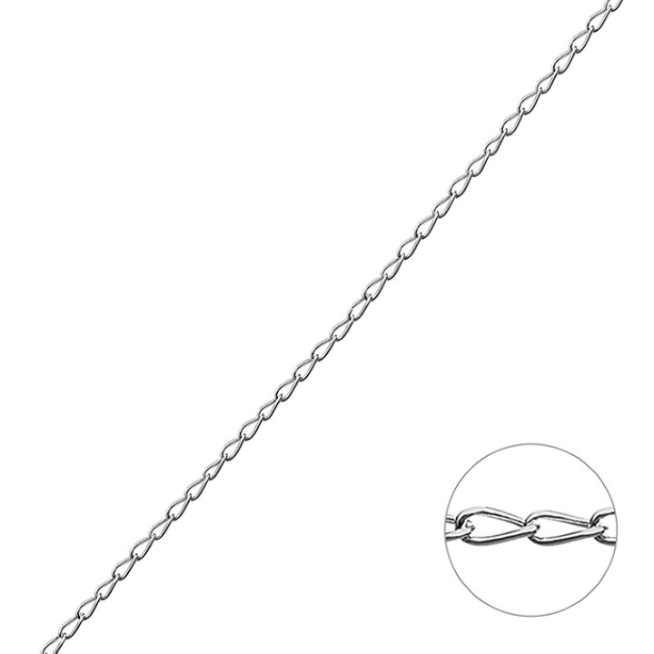 Sterling Silver White Rhodium