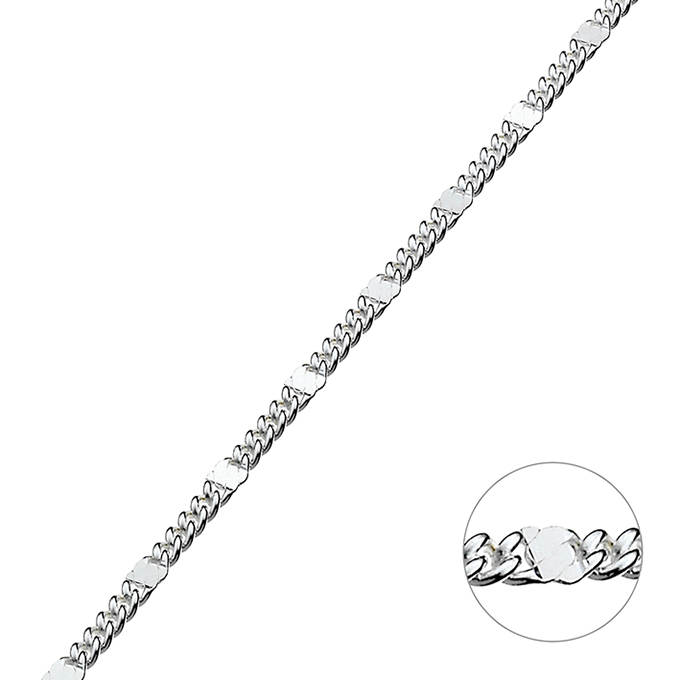 Sterling Silver White Rhodium