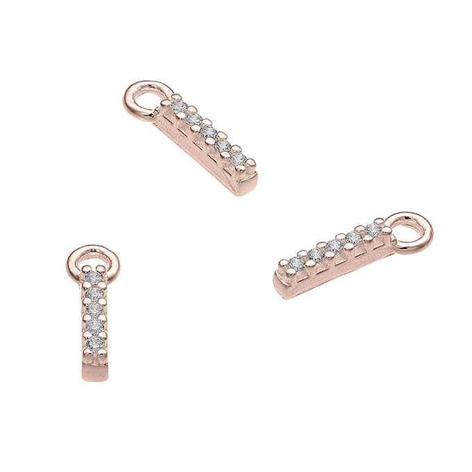 Sterling Silver Pink Gold 1 MICRON