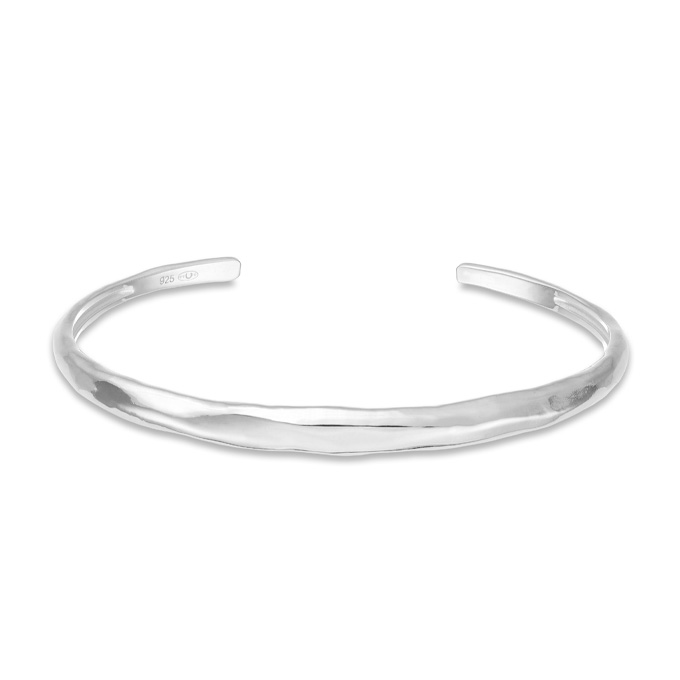 Bracciale rigido regolabile irregolare collezione Petra (1pz)