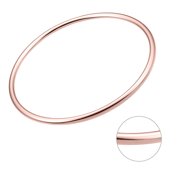 Sterling Silver Pink Gold 1 MICRON