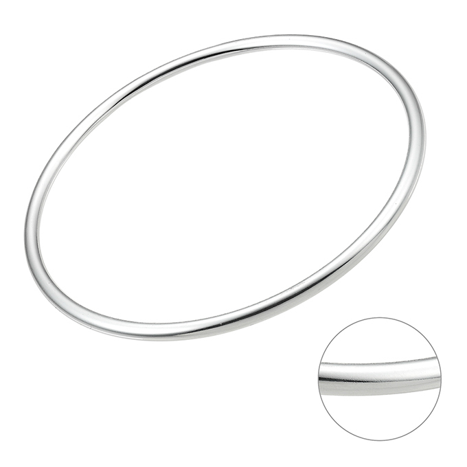 3mm wire bangle 65mm diameter (1pc)