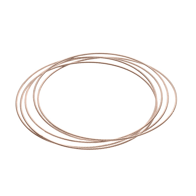 Sterling Silver Pink Gold 1 MICRON