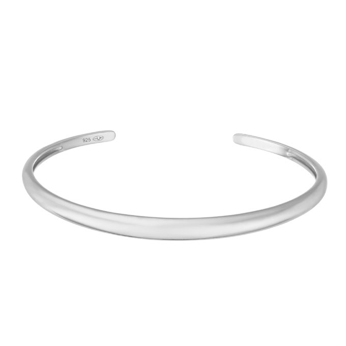 Adjustable smooth cuff bracelet Petra collection (1pc)