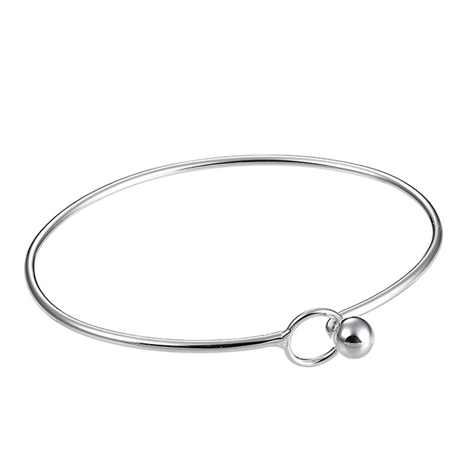 60mm wire bangle bead in circle (1pcs)