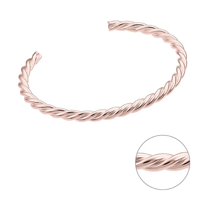 Sterling Silver Pink Gold 1 MICRON