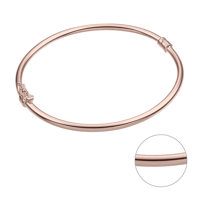 Sterling Silver Pink Gold 1 MICRON