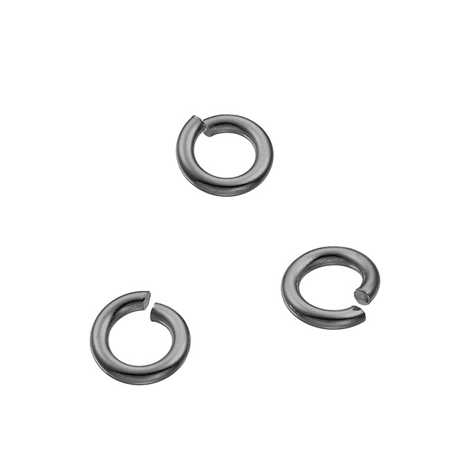 Sterling Silver Black Rhodium