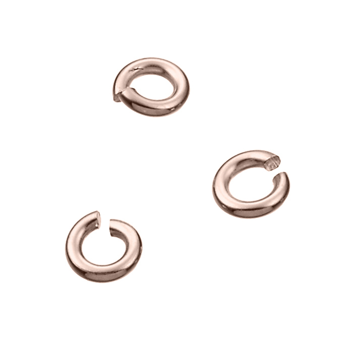 Sterling Silver Pink Gold 1 MICRON