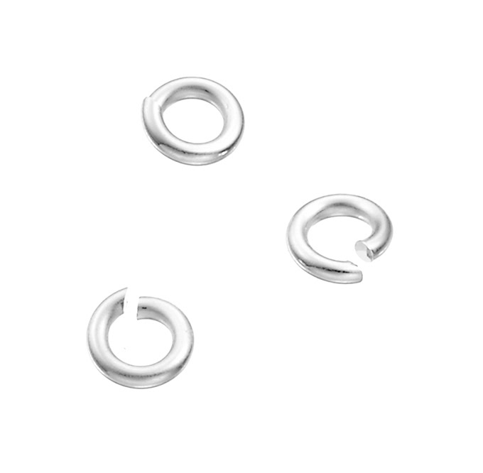 3,6mm open jump rings 0,8mm wire (approx. 300pcs)