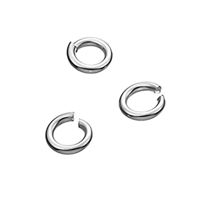 Ringe offen 4mm Draht 0,8mm (ca 100Stk)