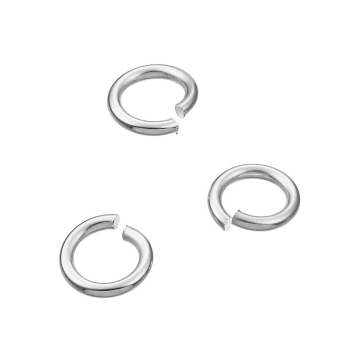 Sterling Silver White Rhodium