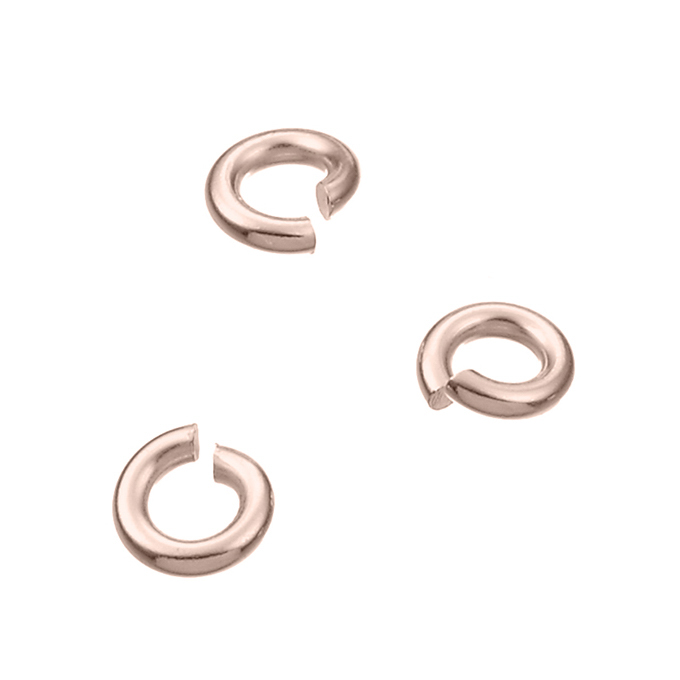 Sterling Silver Pink Gold 1 MICRON