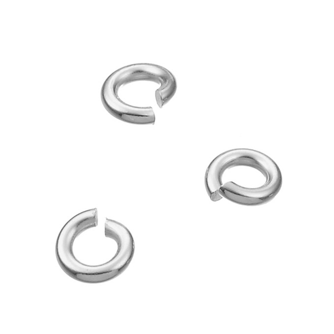 Sterling Silver White Rhodium