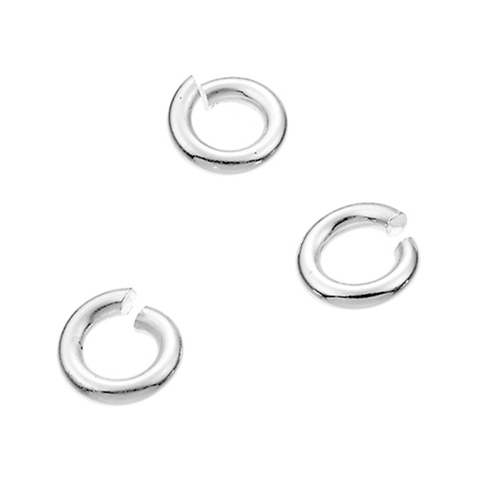 Open jump rings 4,1mm fil 0,9mm (approx. 200pcs)