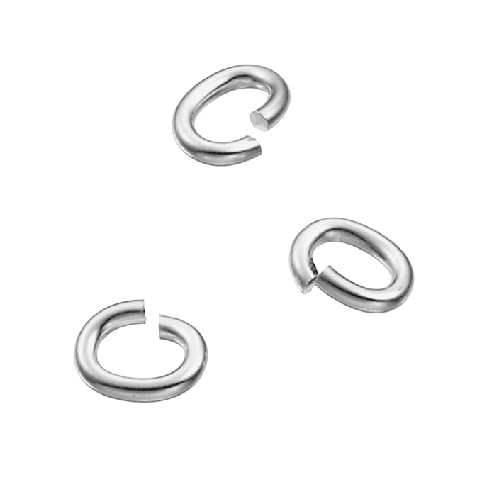 Sterling Silver White Rhodium