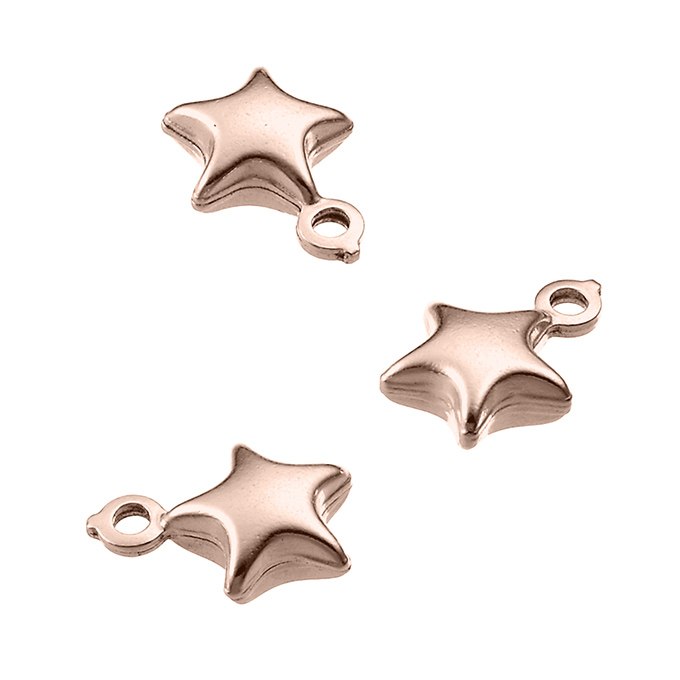 Sterling Silver Pink Gold 1 MICRON