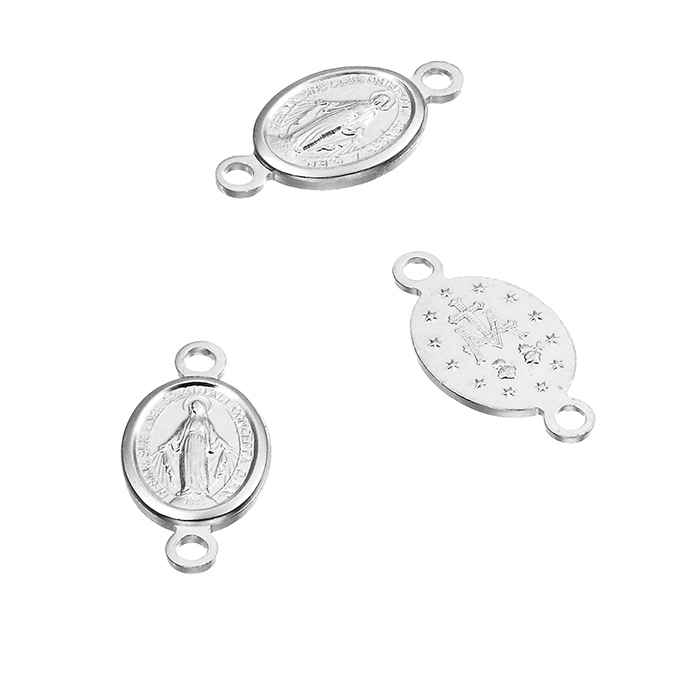 Sterling Silver White Rhodium