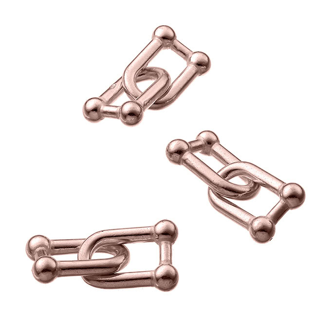 Sterling Silver Pink Gold 1 MICRON