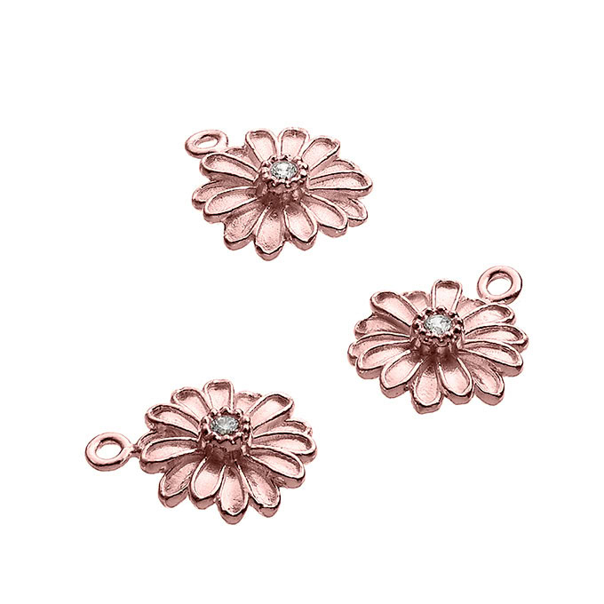 Sterling Silver Pink Gold 1 MICRON