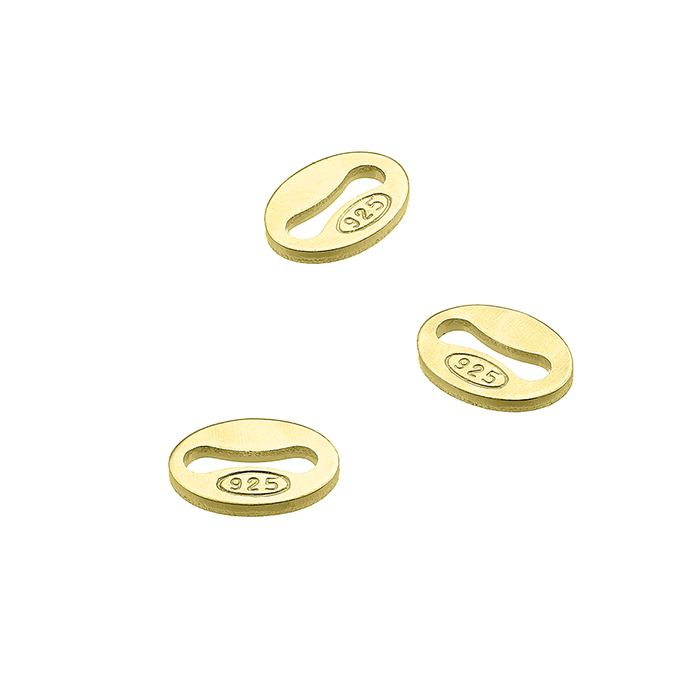 Sterling Silver Yellow Gold 1 MICRON