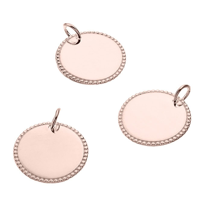 Sterling Silver Pink Gold 1 MICRON