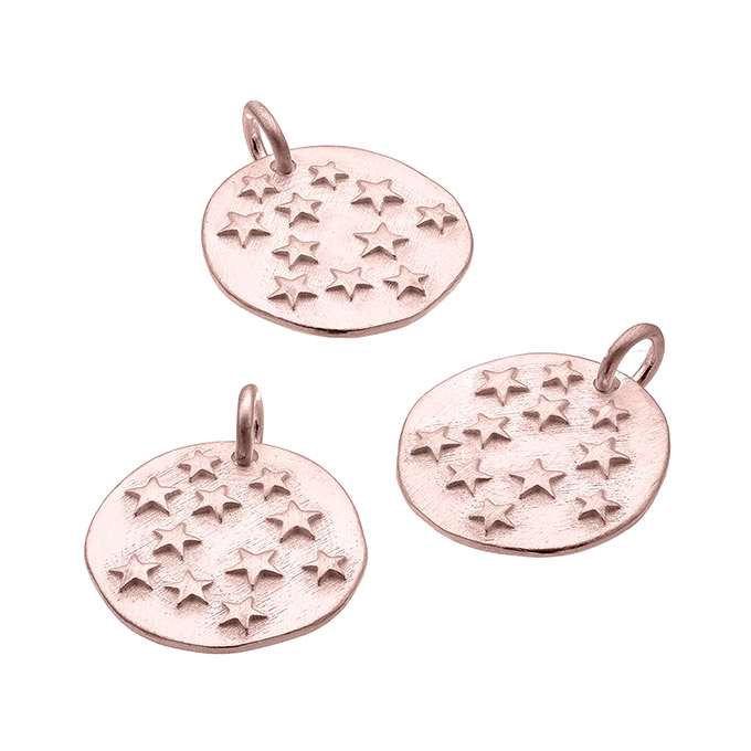 Sterling Silver Pink Gold 1 MICRON