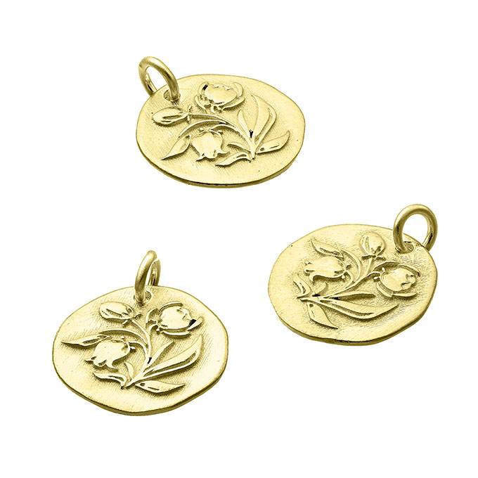 Sterling Silver Yellow Gold 1 MICRON