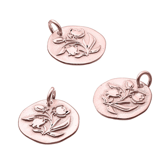 Sterling Silver Pink Gold 1 MICRON