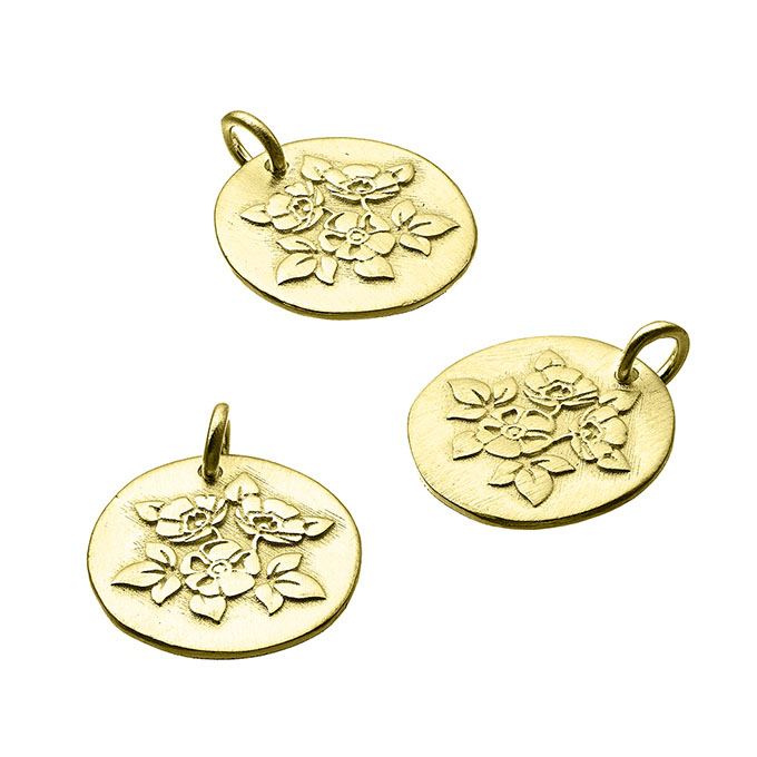 Sterling Silver Yellow Gold 1 MICRON